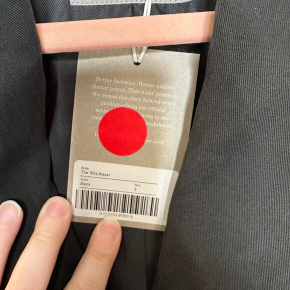 Women's Black Blazer - Picture 6 of 11